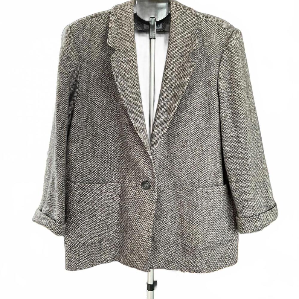 International Scene Pure New Wool Women's Blazer Jacket Size 12